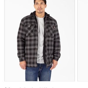 Dickies hooded flannel